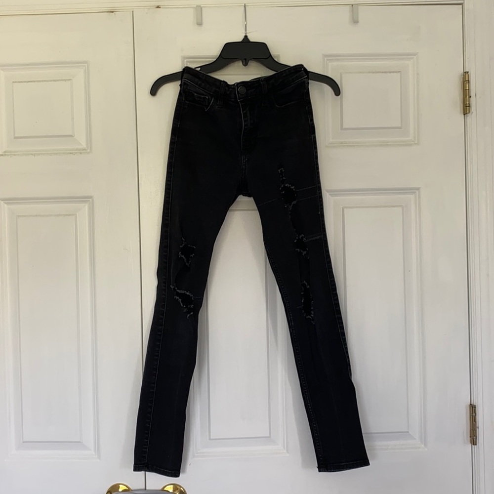 Hollister High-Rise Crop Super Skinny Jeans